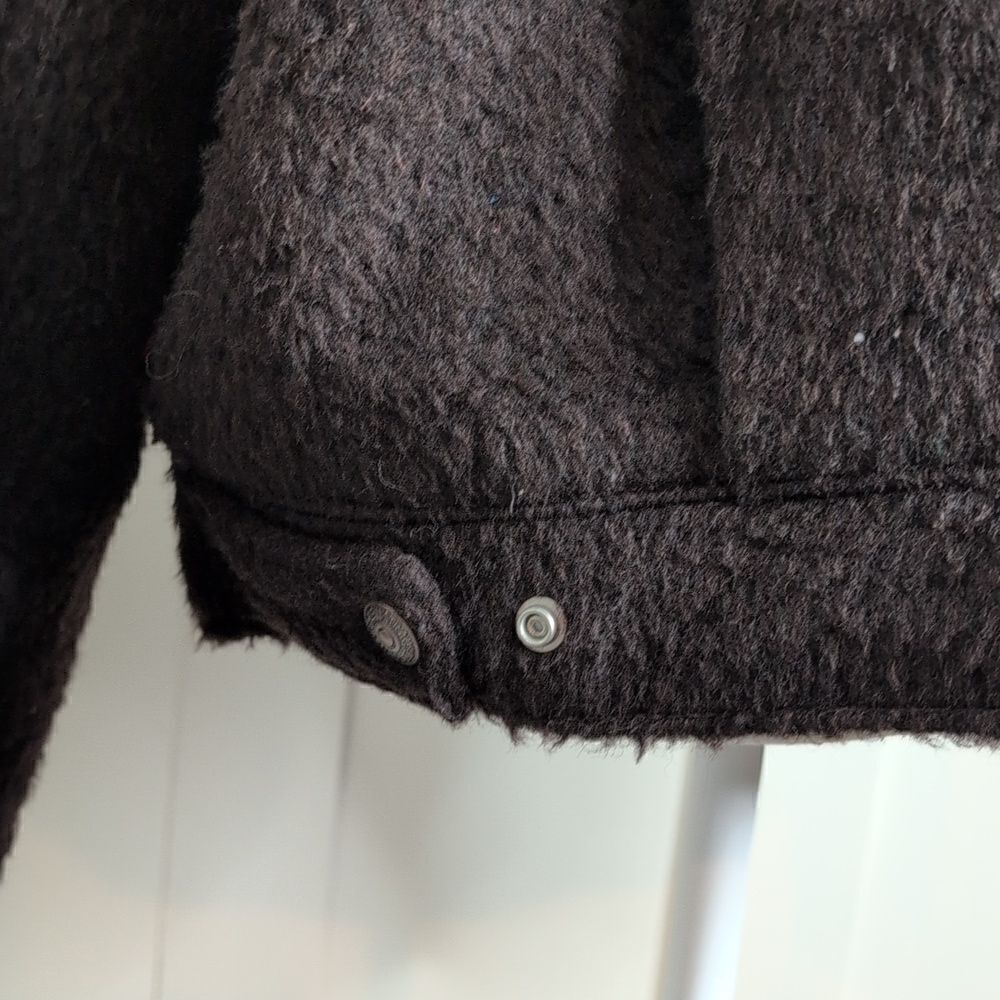 Levi's XL Brown Baby Bubble Wool Trucker Jacket, NEW - Picture 11 of 16